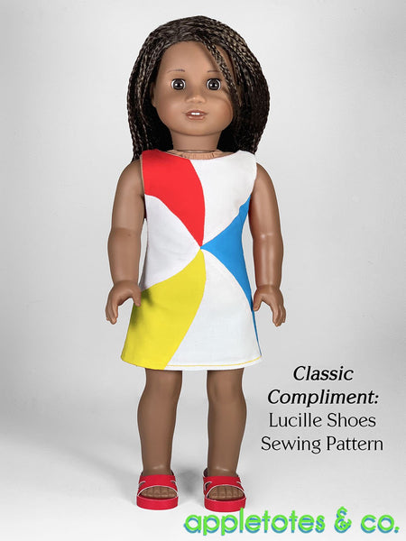 Swirl Dress 18 Inch Doll Sewing Pattern