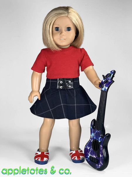 UK Flats 18 Inch Doll ITH Embroidery Pattern