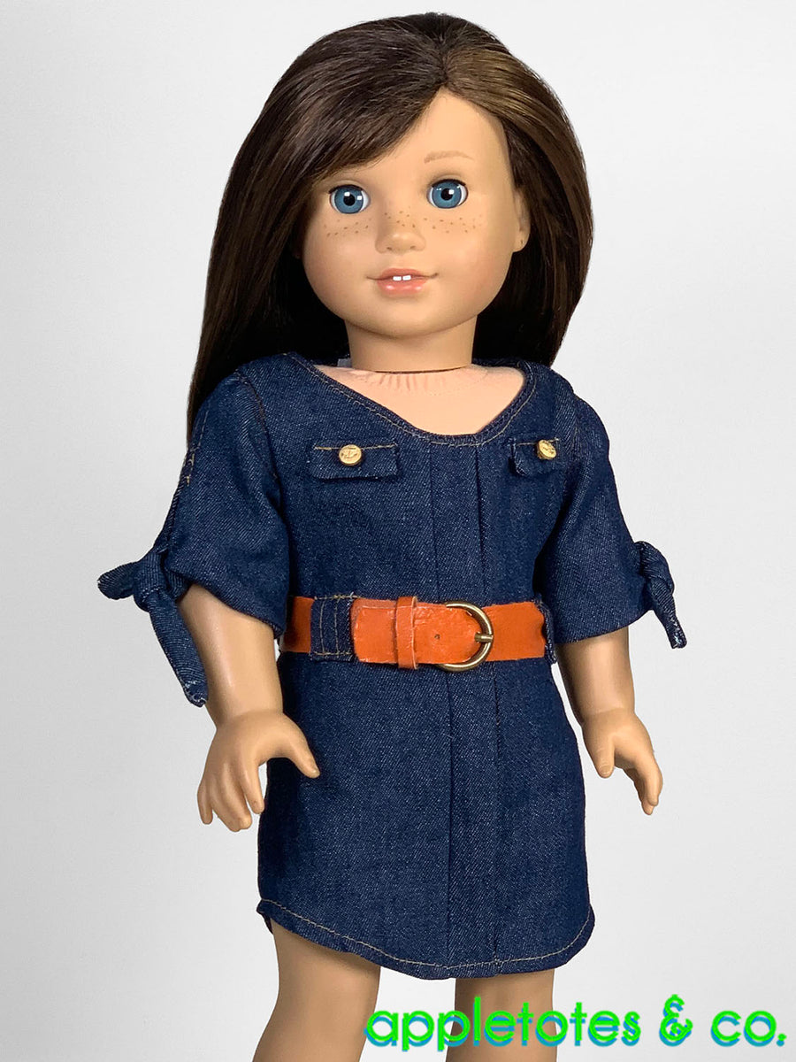 Valerie Dress 18 Inch Doll Sewing Pattern Appletotes & Co. Valerie Dress 18 Inch Doll Sewing Pattern Appletotes & Co.
