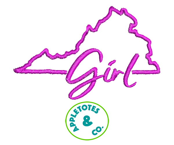 Virginia Girl Machine Embroidery File for 18 Inch Dolls