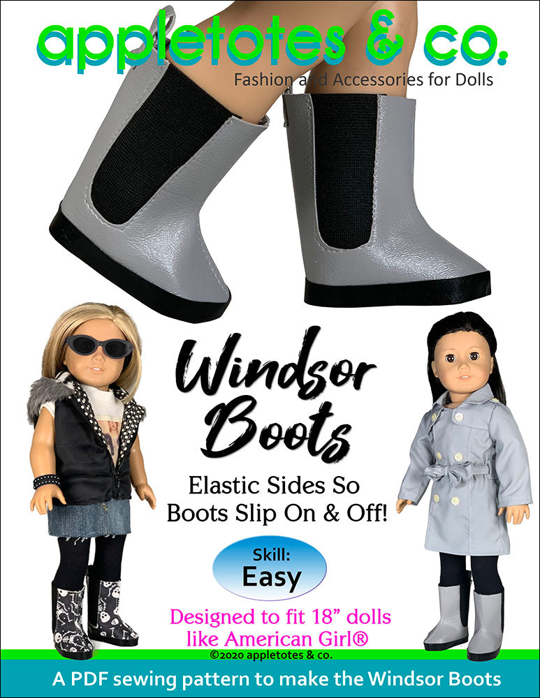 18 inch best sale doll boots