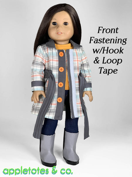 Yorktown Coat 18 Inch Doll Sewing Pattern