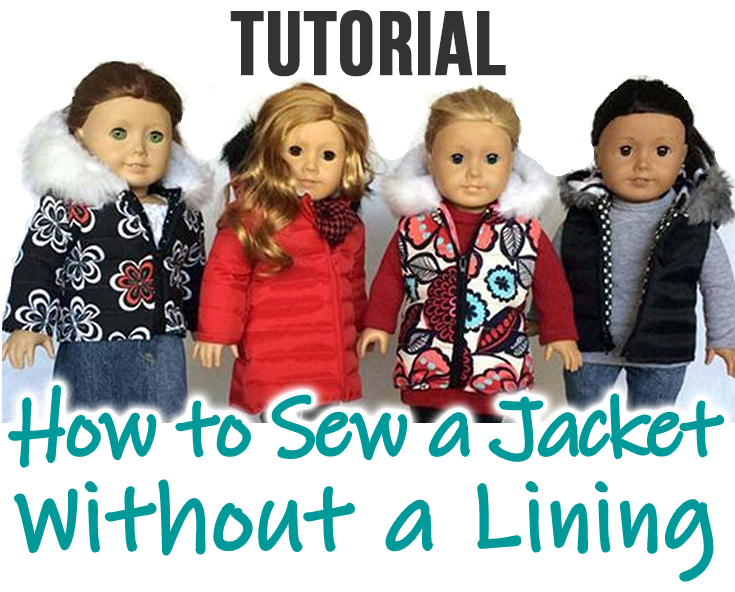 HACK: How to Sew a Doll Jacket Without a Lining