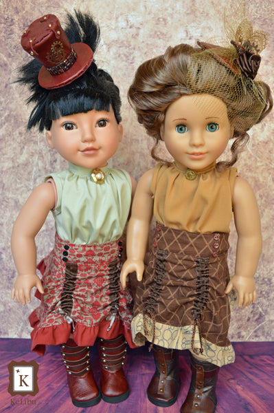 Steampunk Separates Bundle 18 Inch Doll Sewing Pattern