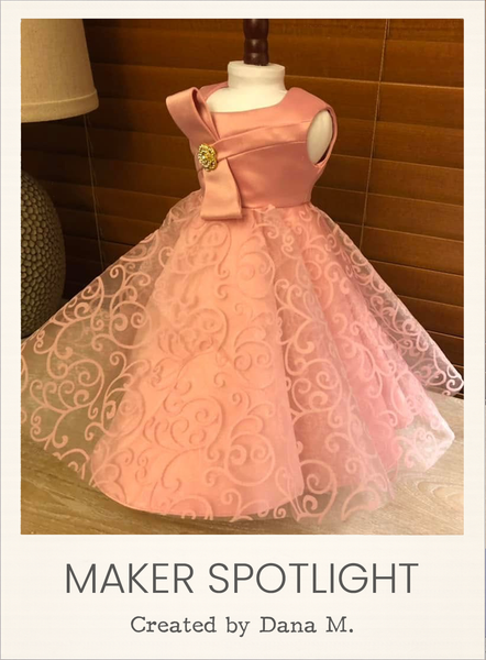 Astoria Gown 18 Inch Doll Sewing Pattern