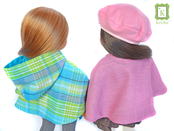 Capelet 18 Inch Doll Sewing Pattern