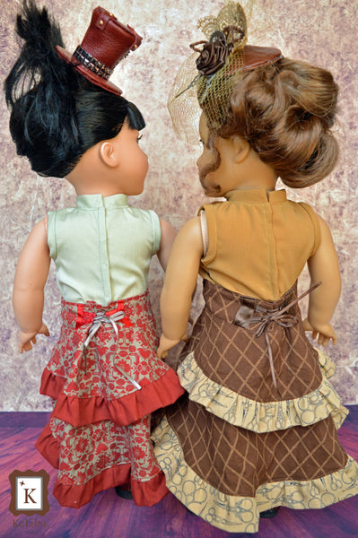 Steampunk Separates Bundle 18 Inch Doll Sewing Pattern