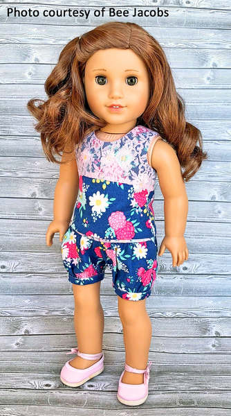 Bubble Shorts 18 Inch Doll Sewing Pattern