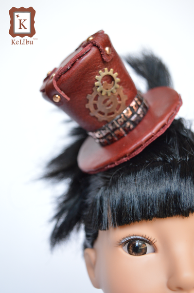 Steampunk Separates Mini Top Hat and Fascinator 18 Inch Doll Sewing Pattern