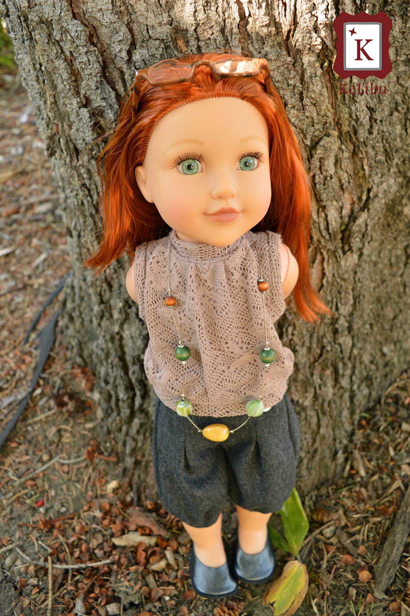 Steampunk Separates High Neck Blouse 18 Inch Doll Sewing Pattern