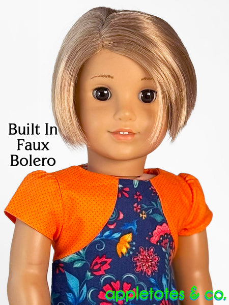 Evie Dress 18 Inch Doll Sewing Pattern