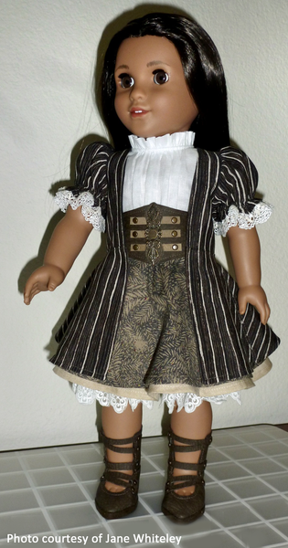 Steampunk Party Boots 18 Inch Doll Sewing Pattern