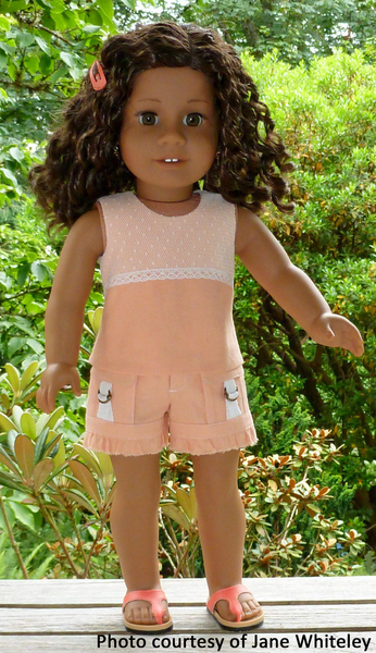 Lace on Top 18 Inch Doll Sewing Pattern