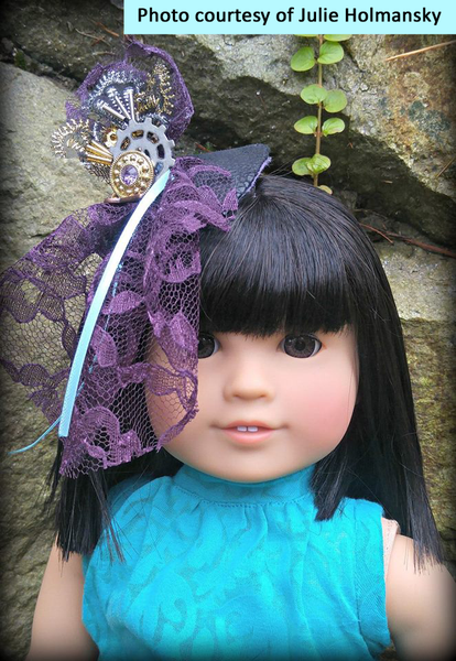 Steampunk Separates Mini Top Hat and Fascinator 18 Inch Doll Sewing Pattern