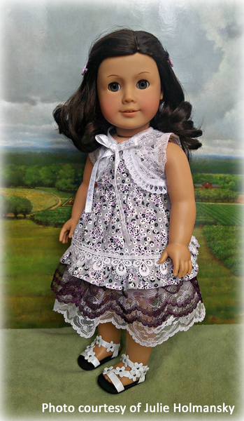 Mori Girl Shrug 18 Inch Doll Sewing Pattern