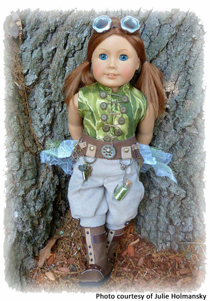 Steampunk Inventor Boots 18 Inch Doll Sewing Pattern