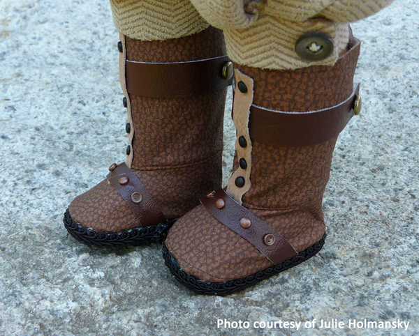 Steampunk Inventor Boots 18 Inch Doll Sewing Pattern