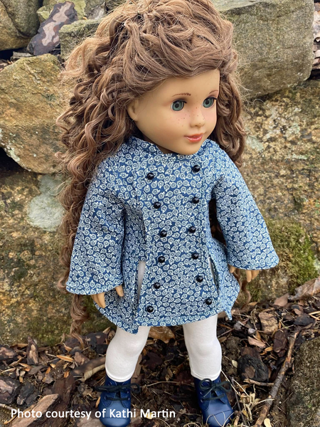 Steampunk Jacket 18 Inch Doll Sewing Pattern