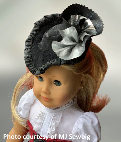 Perched Hat 18 Inch Doll Sewing Pattern