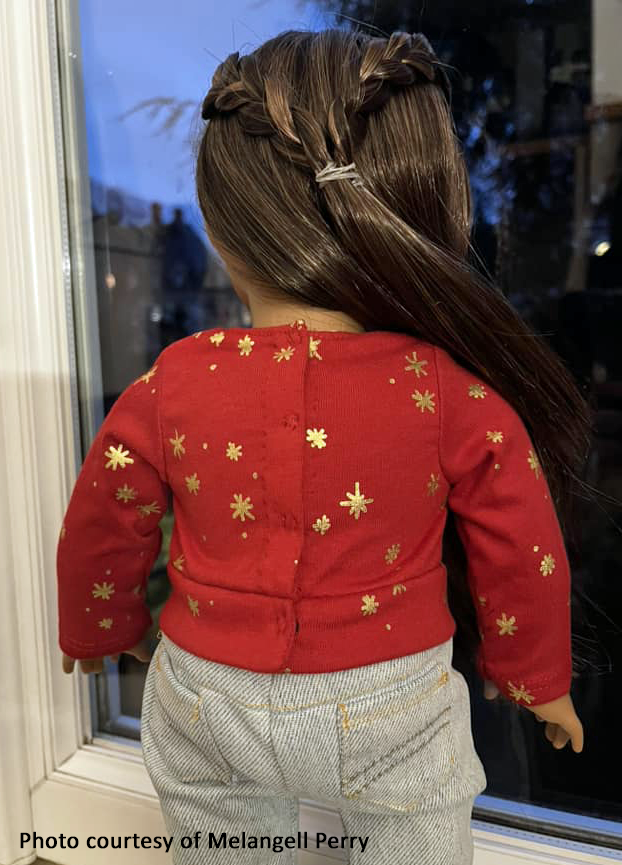 Cowl Neck Shirt 18 Inch Doll Sewing Pattern