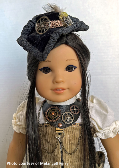 Perched Hat 18 Inch Doll Sewing Pattern