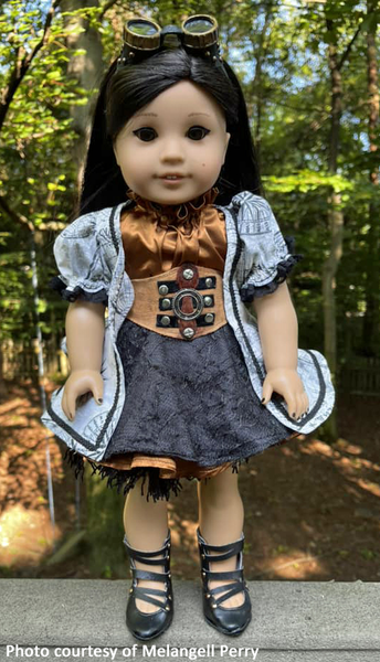 Steampunk Party Boots 18 Inch Doll Sewing Pattern