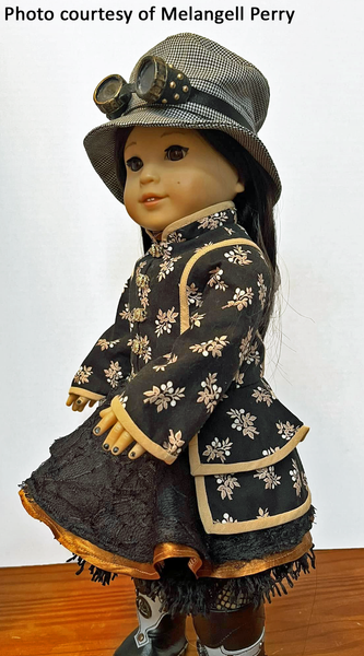 Steampunk Jacket 18 Inch Doll Sewing Pattern