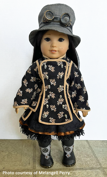 Steampunk Jacket 18 Inch Doll Sewing Pattern