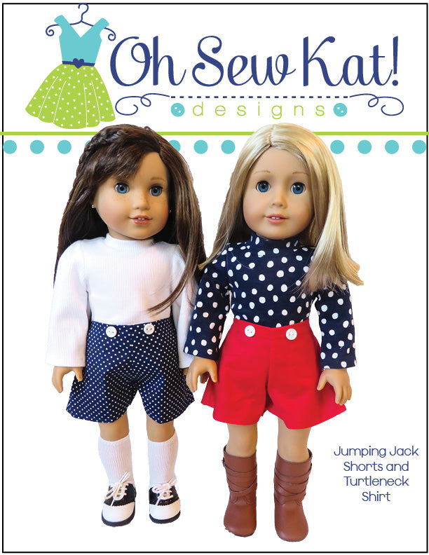 Jumping Jack 3-in-1 18 Inch Doll Sewing Pattern