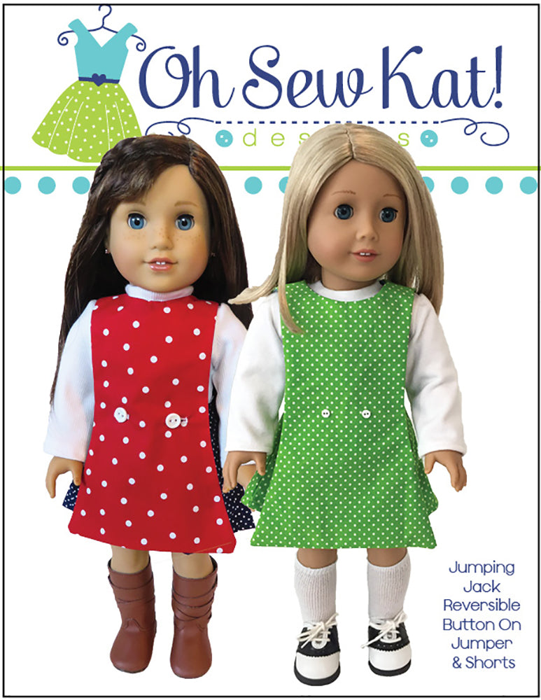 Jumping Jack 3-in-1 18 Inch Doll Sewing Pattern