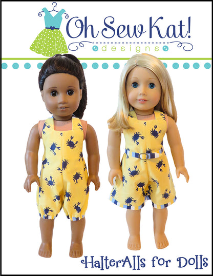 HalterAlls 18 Inch Doll Sewing Pattern