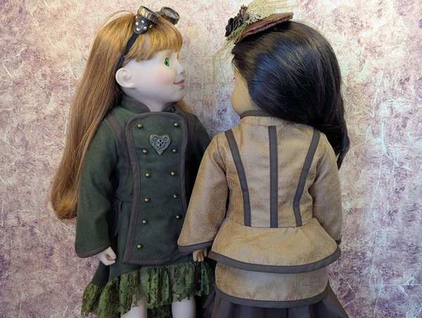 Steampunk Jacket 18 Inch Doll Sewing Pattern