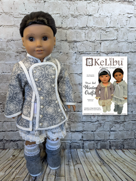 Steampunk Jacket 18 Inch Doll Sewing Pattern