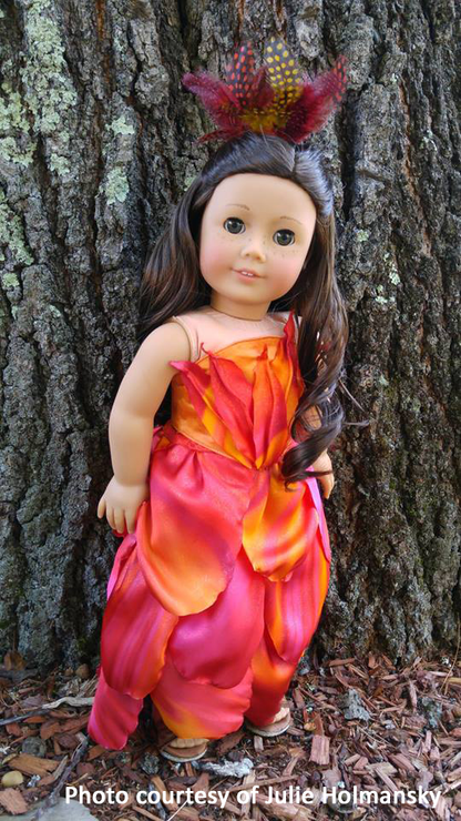 Flower Fairy Dress 18 Inch Doll Sewing Pattern