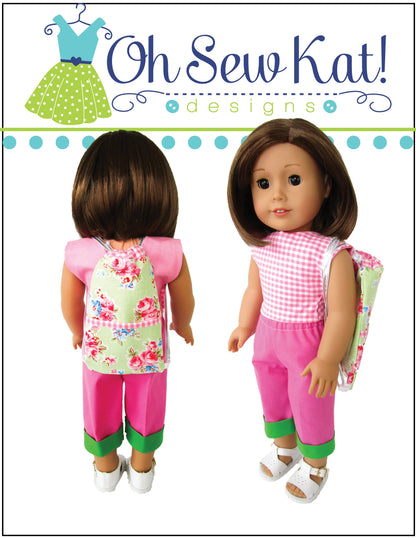 Picnic Play 3-in-1 18 Inch Doll Sewing Pattern
