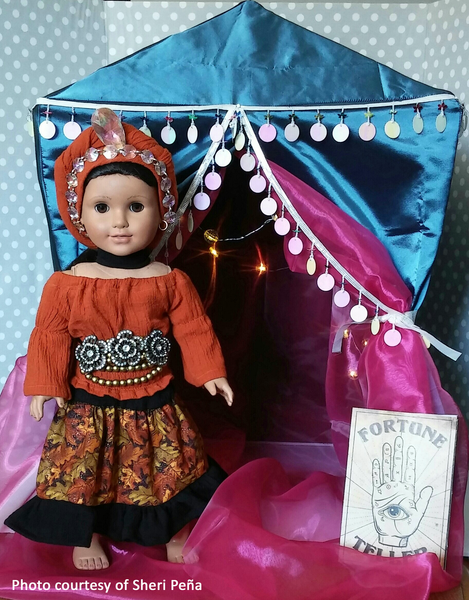 Fortune Teller Tent 18 Inch Doll Sewing Pattern