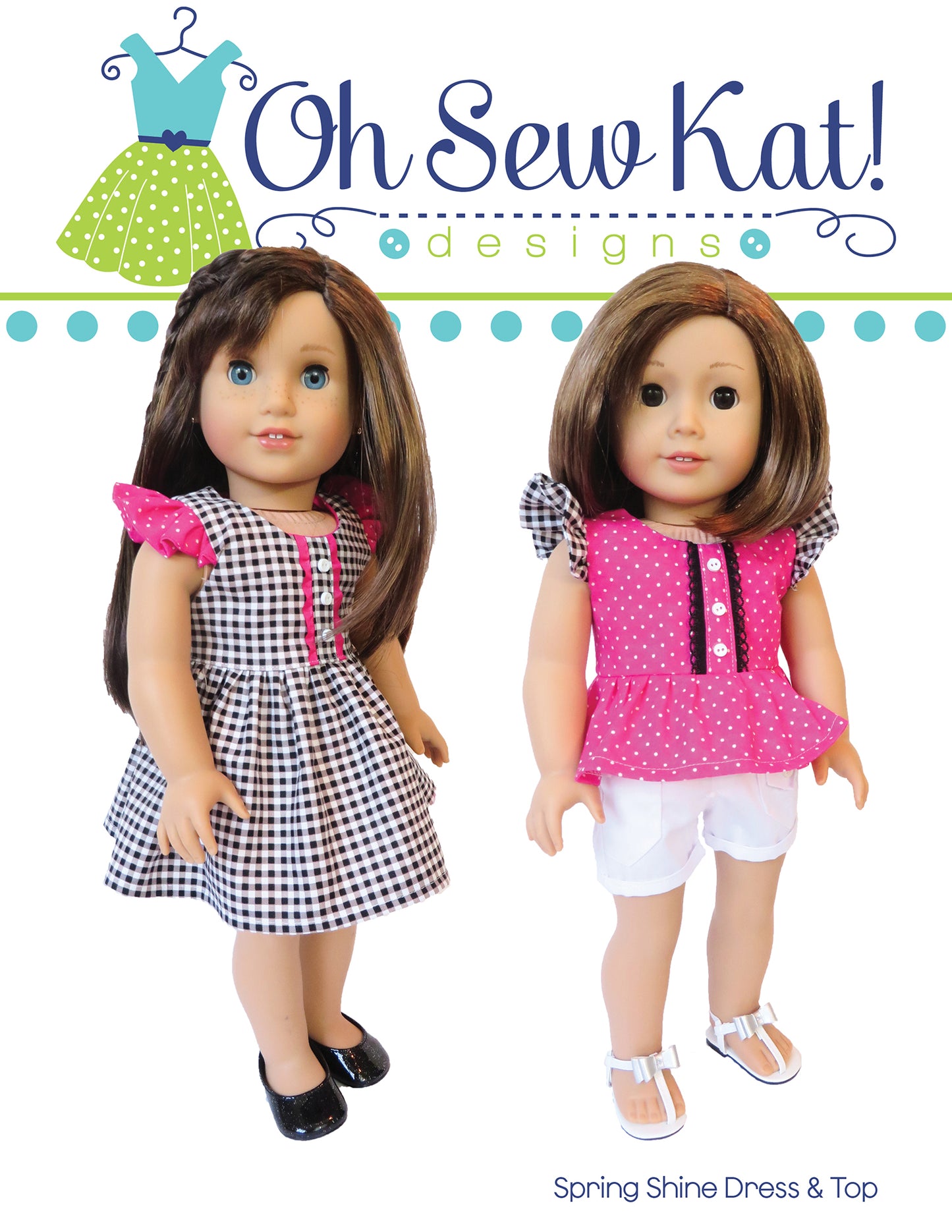 Spring Shine Dress 18 Inch Doll Sewing Pattern