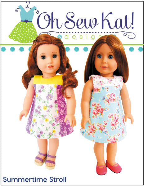 Summertime Stroll 18 Inch Doll Sewing Pattern