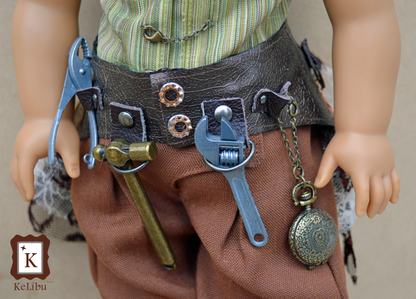Steampunk Inventor Costume Bundle 18 Inch Doll Sewing Pattern