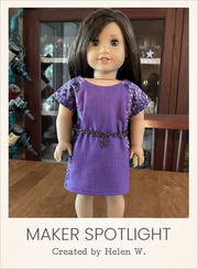 Customer-made Aiko Dress 18 Inch Doll Sewing Pattern