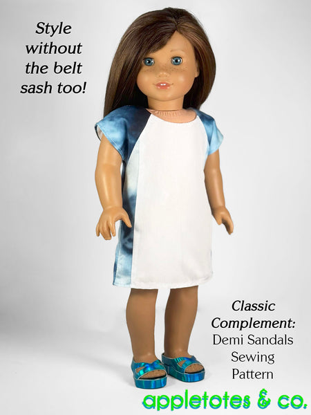 Aiko Dress 18 Inch Doll Sewing Pattern