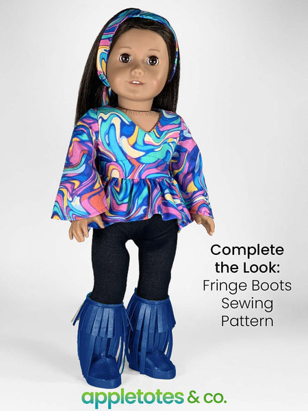 Alanis Top 18 Inch Doll Sewing Pattern