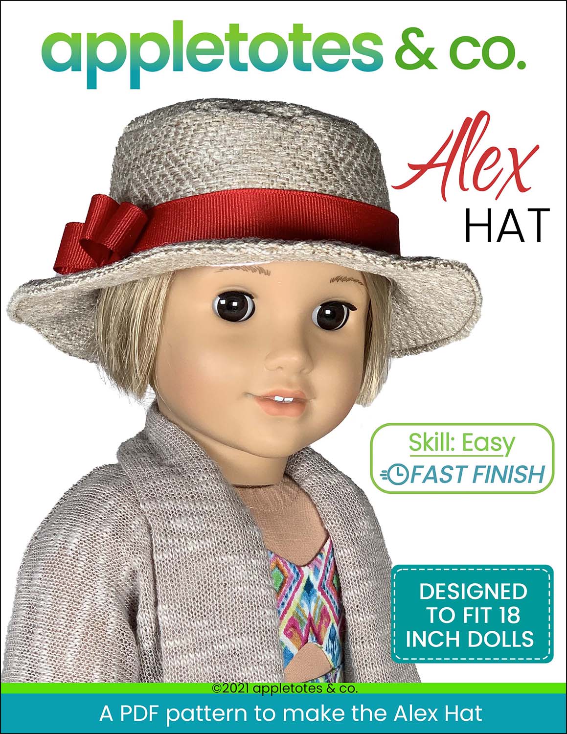 Alex Hat 18 Inch Doll Pattern