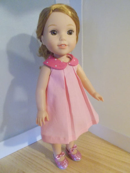 A Line Dress 14.5 and 18 Inch Doll Sewing Pattern