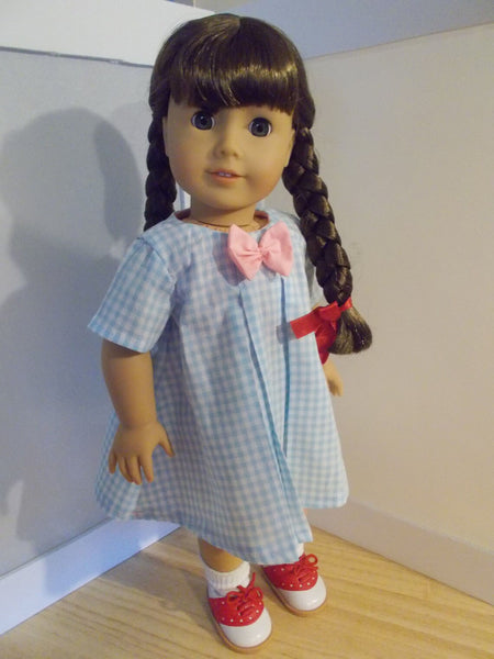 A Line Dress 14.5 and 18 Inch Doll Sewing Pattern