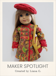 Customer-made Amalie Outfit Sewing Pattern for 18 Inch Dolls
