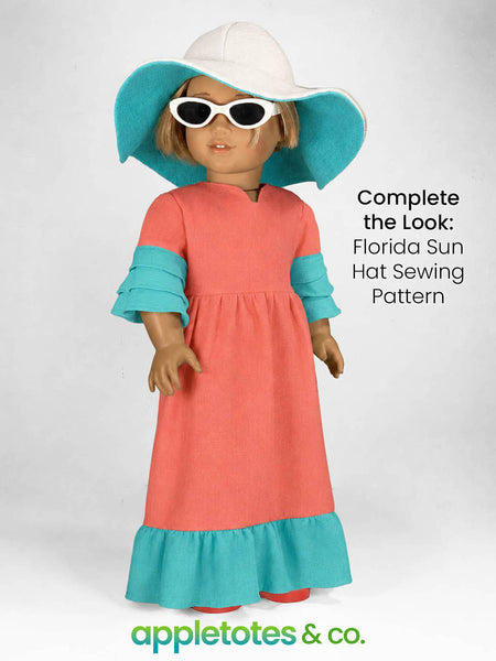Amanda Dress 18 Inch Doll Sewing Pattern