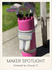Customer-made Golf Bag Sewing Pattern for 18 Inch Dolls