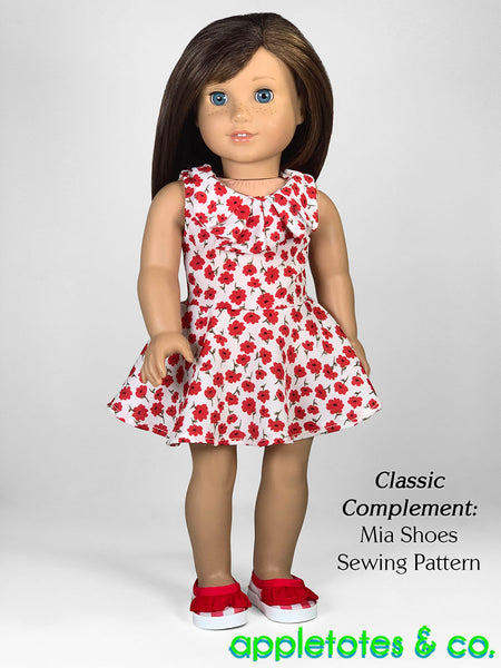 Aster Dress Top Combo 18 Inch Doll Sewing Pattern