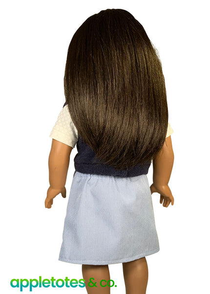Free Wrap Skirt Sewing Pattern for 18 Inch Dolls
